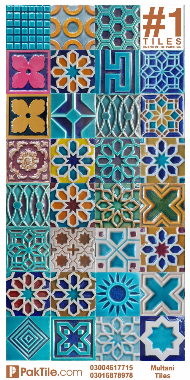 Kitchen multani tiles design in Pakistan