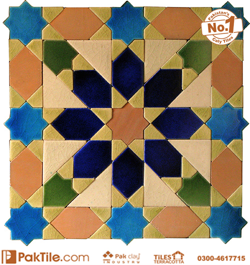 Buy Green Blue Colourful Face Handmade Ceramic Wall Glass Tile Design Factory in Karachi Pakistan Images