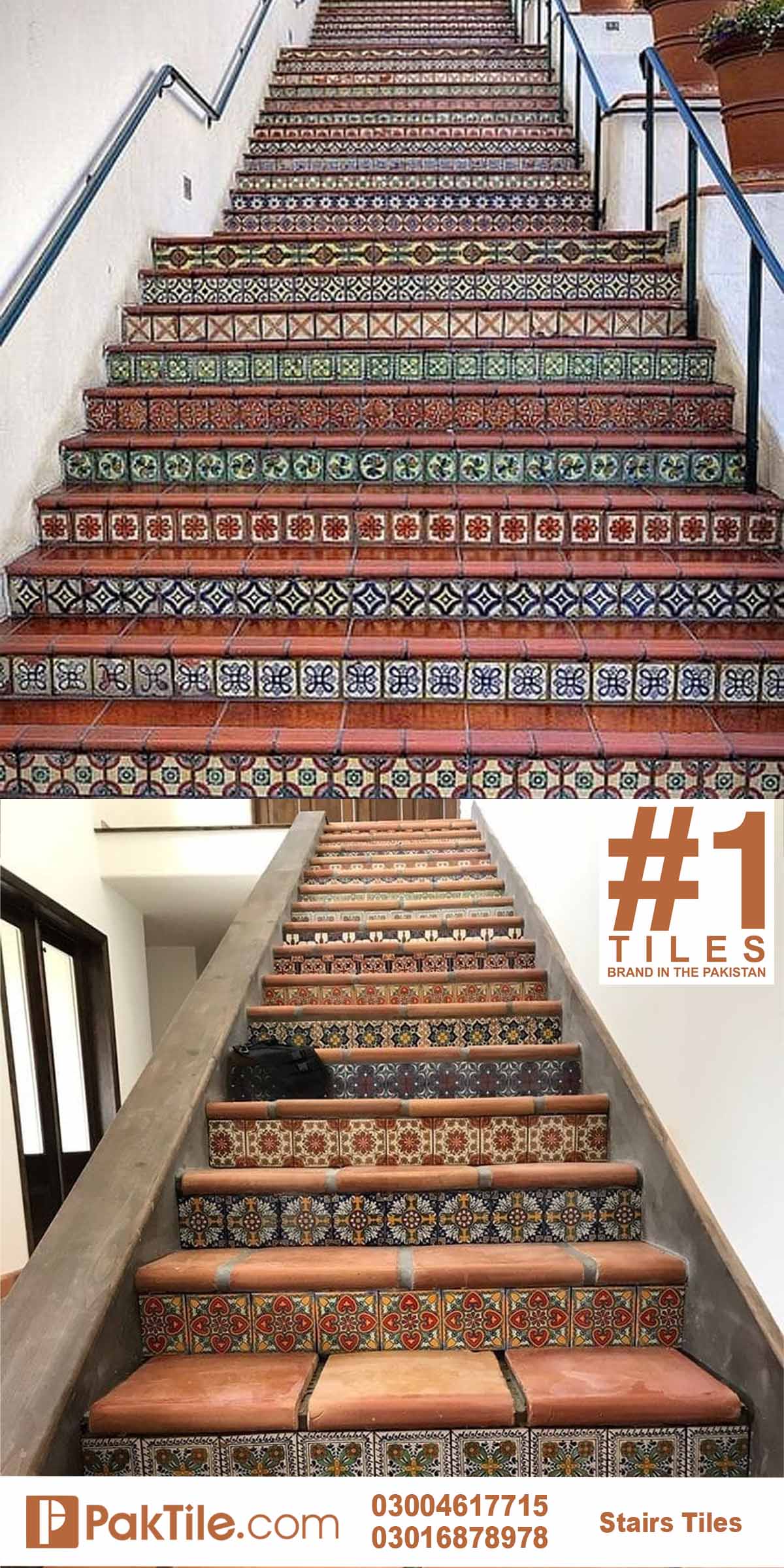 Mosaic Stair Tiles in Pakistan