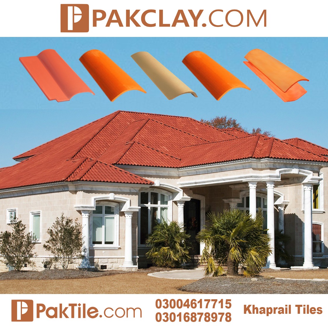 5 Pak Clay Roof Tiles in Pakistan