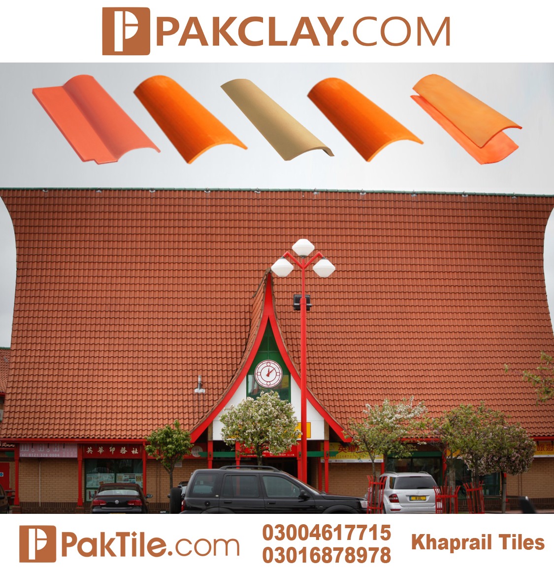 8 Pak Clay Roof Tiles in Pakistan