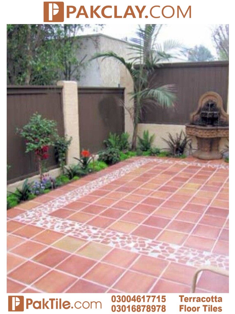 Brick flooring tiles design