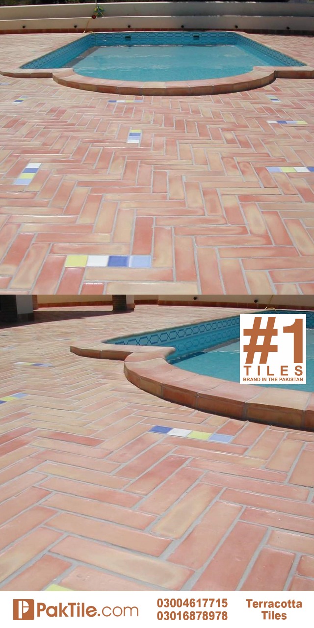 Outdoor floor tiles texture