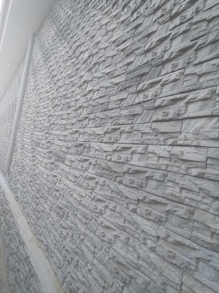 Grey front exterior wall tiles prices in pakistan face tile design in pakistan