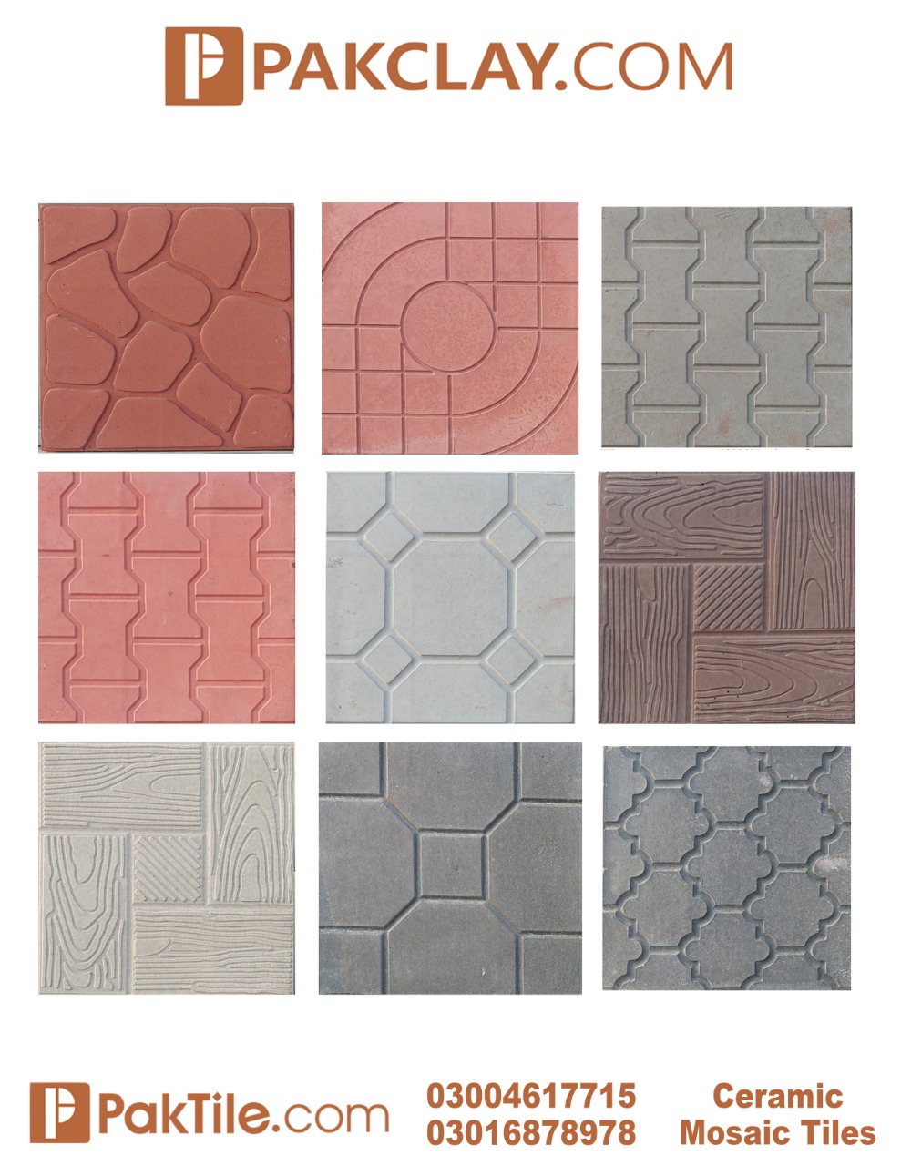 7 Pak Clay Tiles Lahore Concrete Tuff Tiles Design