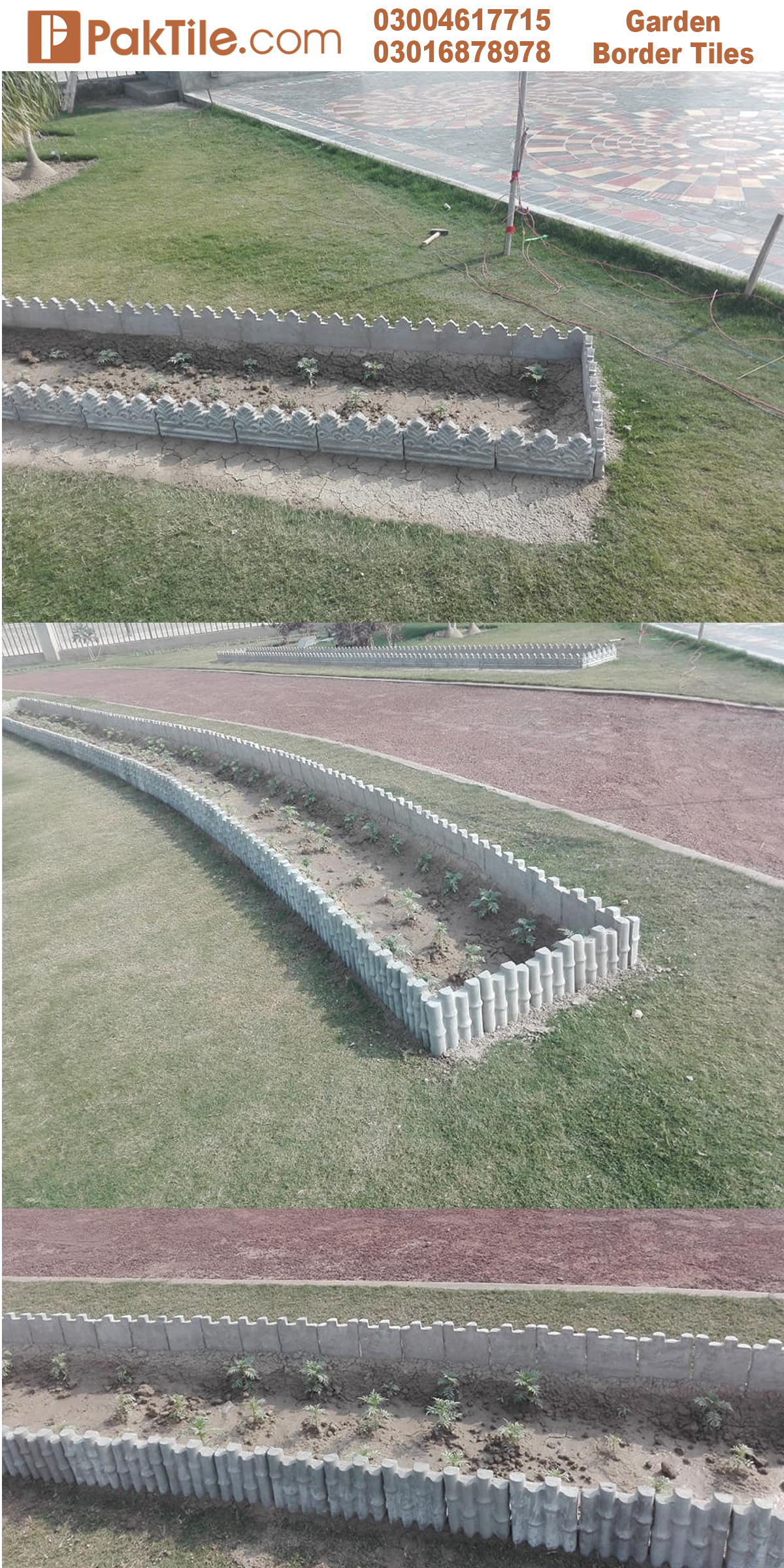 Pak Clay Garden Border Tiles in Pakistan