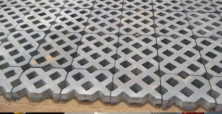 Driveway Concrete Grass Pavers Tiles