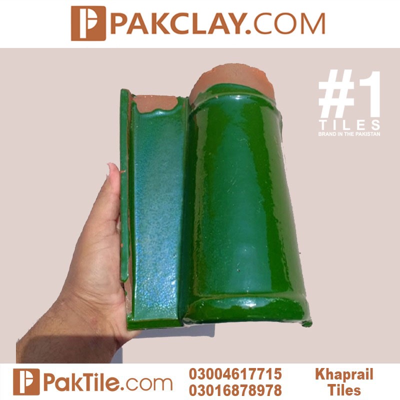 Green Glazed Khaprail Tiles Sialkot