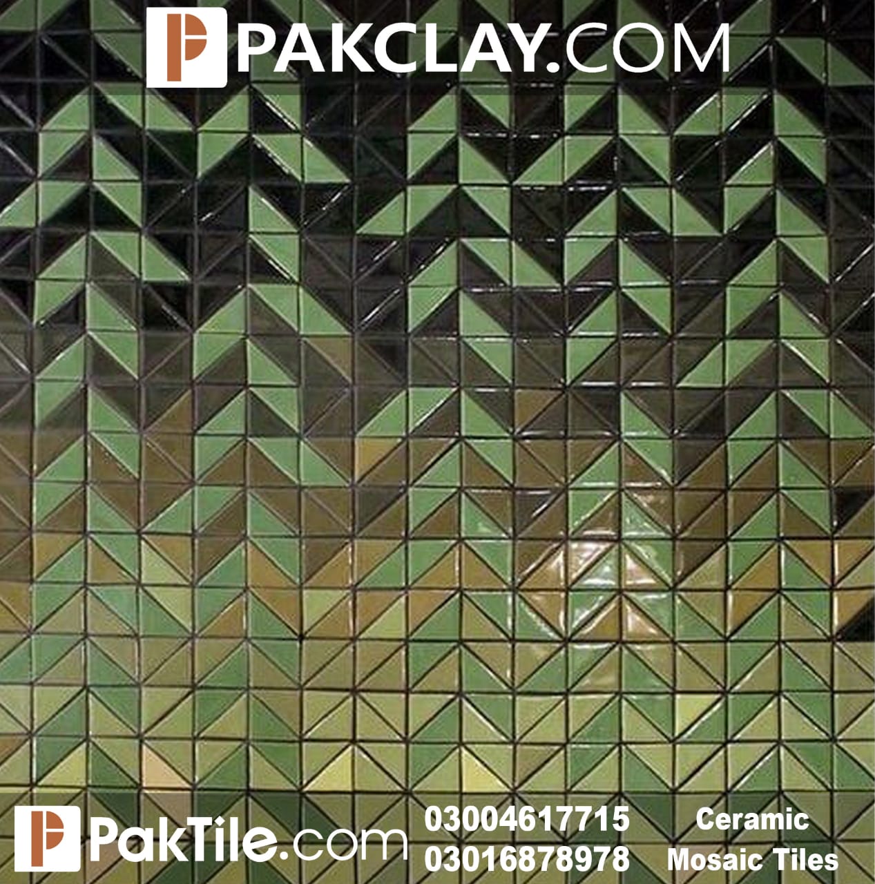Pak Clay Bathroom Mosaic Wall Tiles