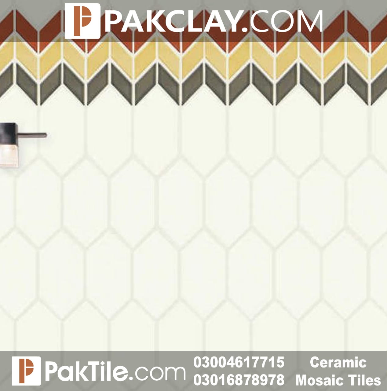 Pak Clay Mosaic Wall Tiles Texture