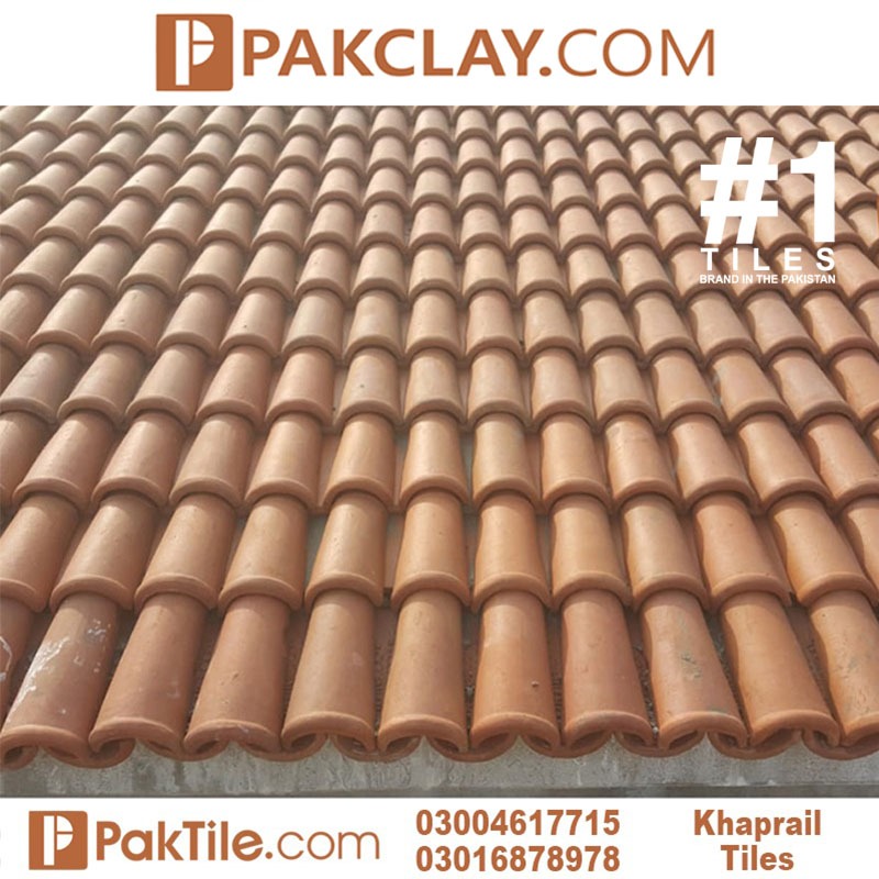 Glazed Khaprail Roof Tiles Fixing