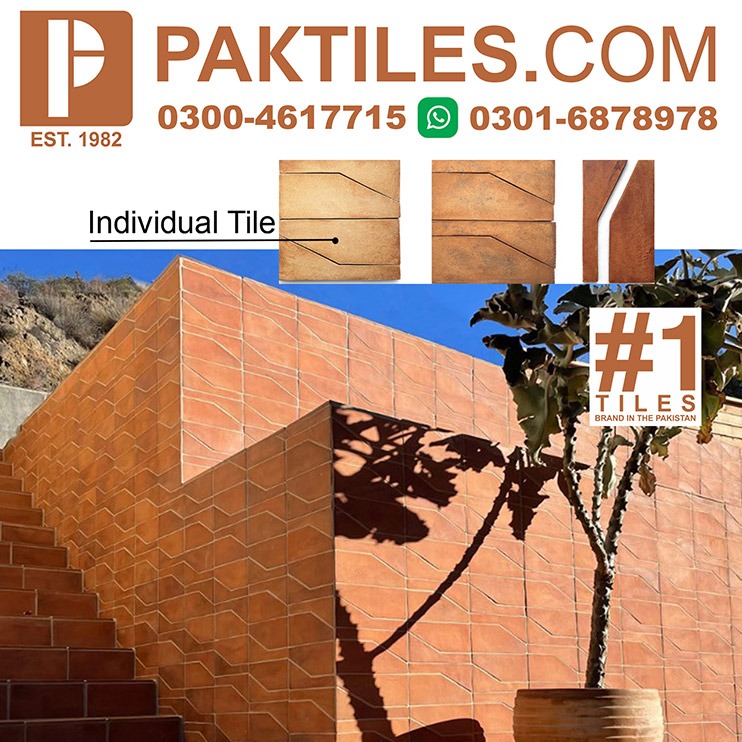 8 Terracotta Wall Tiles Pattern in Jatoi