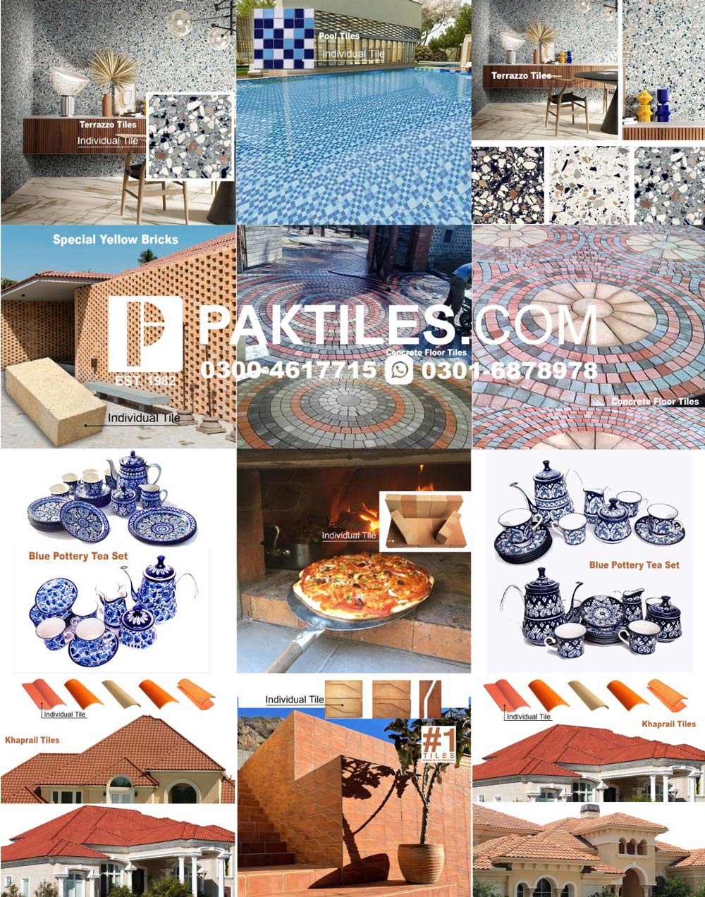 Terracotta Tiles in Nasirabad