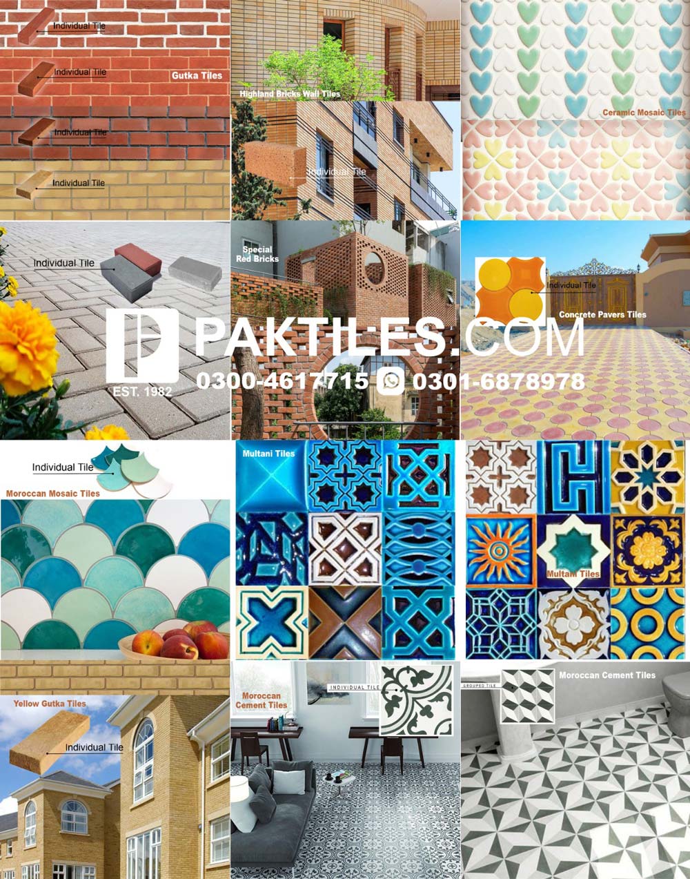 Terracotta Tiles in Sehwan Sharif