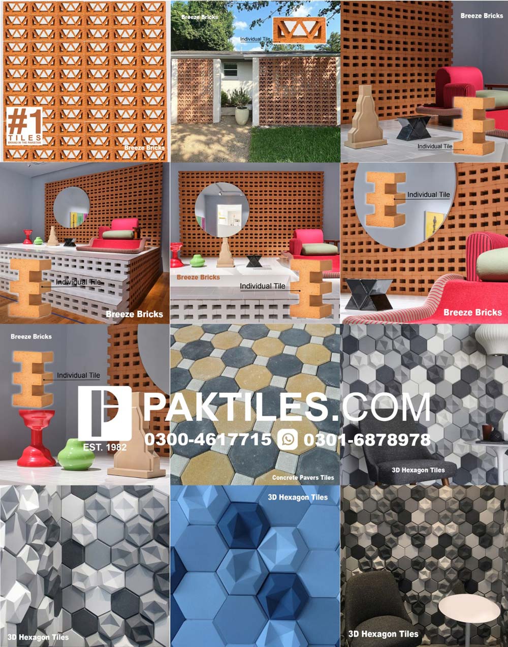 Terracotta Tiles in Korangi